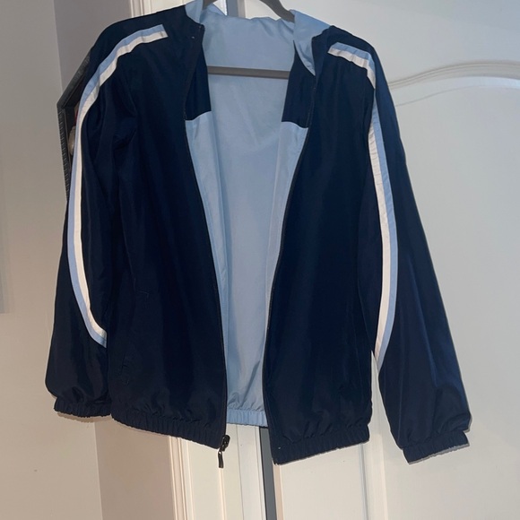Dark and Light Blue Reversible Jacket - Picture 1 of 8